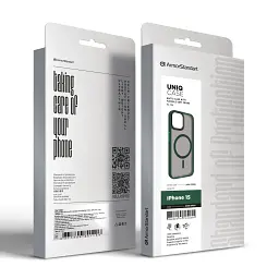 Чохол ArmorStandart Uniq Magsafe для Apple iPhone 15 Dark Green - мініатюра 6