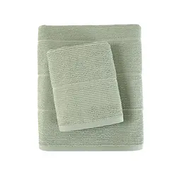 Рушник Lotus Home - Sophie sage green зелений 90x150 - мініатюра 2