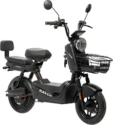 Електроскутер Двомісний Corso Raven (800W; 60V/20Ah) Чорний