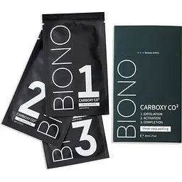 Набір для догляду за обличчям Biono Carboxy CO² Трьохетапна процедура 120 мл (4 шт. x 30 мл) (BN_CRB_4) - мініатюра 3