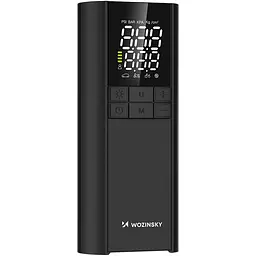 Автомобільний портативний компресор Wozinsky WPEP-8000 150 PSI, Power Bank 8000 мАг, Чорний - мініатюра 2