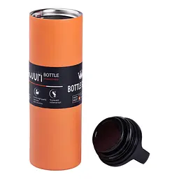 Термос Bottle Sport 500 мл з ручкою, помаранчевий Yiwu HPGM5009O - мініатюра 8