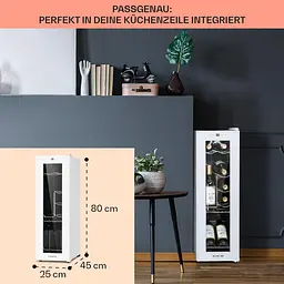 Винний холодильник Klarstein Shiraz 12 Slim Uno (10040213) - мініатюра 5