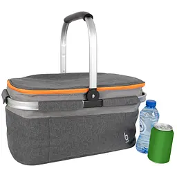 Термосумка Bo-Camp Cooler Basket 26 Liters Grey (6702978) - мініатюра 2