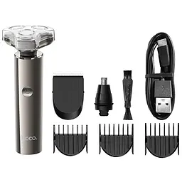 Електробритва Hoco HP36 3in1 Shaver & Trimmer 600 mAh Metal gray - мініатюра 2
