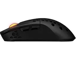 Миша бездротова Hator Stellar, Black, Bluetooth 5.4 / USB 2.4GHz / Type-C, оптична (сенсор PixArt PMW3311), до 12 000 dpi, 35G, перемикачі TTC Optical 100M / Huano, акумулятор 400 mAh (HTM650) - мініатюра 4