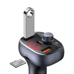 АЗУ McDodo 72W 2A1C FM Car Charger CC-5950 Black - миниатюра 2