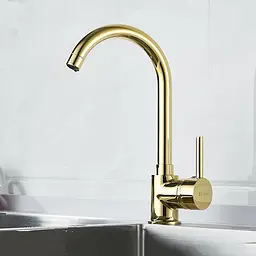 Змішувач для кухні Rea Talisa gold золото REA-B1020, Золотий - мініатюра 3