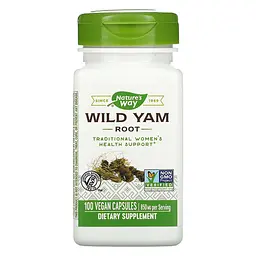 Інші екстракти Wild Yam Root 425 mg 100 Capsules Nature's Way vit0005863