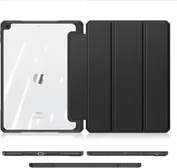 Чехол Dux Ducis Toby Smart Cover для Apple iPad 9.7 2017/2018 Black - миниатюра 3