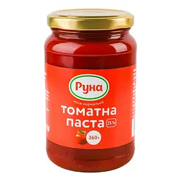 Паста томатна Руна 25% 360 г - мініатюра 2