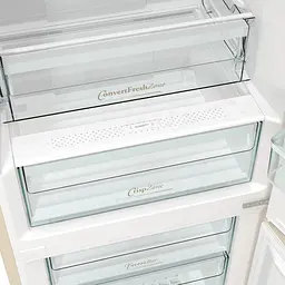 Холодильник Gorenje NRK6202CLI 200х60х60см 2 двері 235 (96) л А++ NF+ бежевий (NRK6202CLI) - мініатюра 8