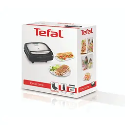 Сендвічмейкер Tefal Croc Time 700 Вт чорно-сріблястий (SM193D34) - мініатюра 6