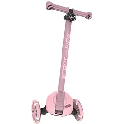 Самокат Scoot and Ride Highwaykick-3s колеса світяться 3+ років пастельно-рожевий (SR-00935) - мініатюра 3