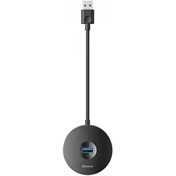 USB-хаб Baseus Round Box 4-Port USB-A Black 0.1 м [CAHUB-F01] [77939] - мініатюра 6