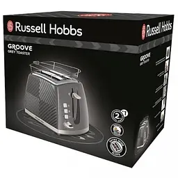 Тостер Russell Hobbs Groove Grey 26392-56 - мініатюра 8