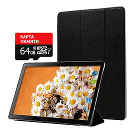 Планшет телефон Hoozo X1001 Full HD 32Gb LTE Jet Black + Чохол-книжка + Карта пам'яті 64GB - мініатюра 2