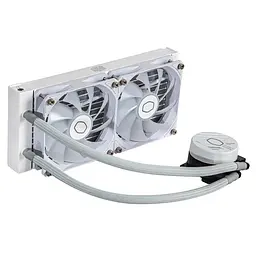 Система охолодження для комп’ютерного процесора Cooler Master MasterLiquid 240L Core MLWD24M-A18PZ-RW RGB/White - мініатюра 5