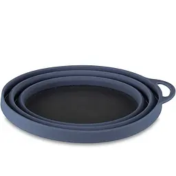 Тарілка Lifeventure Silicone Ellipse Bowl Чорний - мініатюра 4