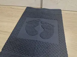 Рушник для ніг Узбекистан 50х70 anthracite 600 г/м2 - мініатюра 4