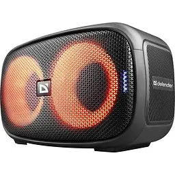 Акустична система 1.0 Defender Q5 20 Вт Bluetooth/FM/USB/TF/IPX5, LED, чорна - мініатюра 2