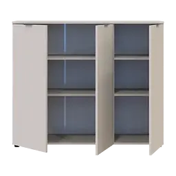 Комод Doros Рон 6 3 фасади Кашемір 120х38х100 (41516048) - мініатюра 5
