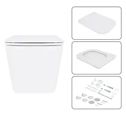 Набір Nest 4 в 1 Qtap підвісний унітаз Crow Ultra Quiet 520x360x290 + комплект інсталяції QT05335172W48202 - мініатюра 7
