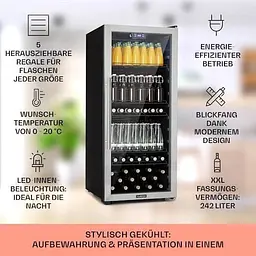Холодильник для напоїв Klarstein Beersafe 7XL (10033436) - мініатюра 4