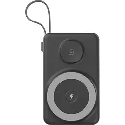 Павербанк Choetech Magnetic Wireless Black 10 000 mAh / 22.5 Вт (B695-BK)