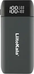 Зарядний пристрій LiitoKala Lii-MP2 з функцією Power Bank для акумуляторів АА, ААА, 18650, 21700 Li-Ion, IMR, INR, ICR Black (19423)