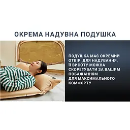 Самонадувний килимок Naturehike (CNK2300DZ014) 6см - одномісний - бежевий - мініатюра 7
