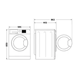 Пральна машина Indesit OMTWSE61293WKUA - мініатюра 6