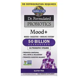 Пробіотики та пребіотики Probiotics Mood+ 60 капсул Garden of Life vit0005058