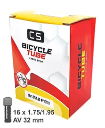 Камера велосипедна CS 16x1.75/1.95 AV 32 мм (G0001363) - мініатюра 3
