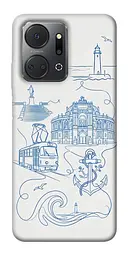 TPU чохол Demsky Southern pearl для Huawei Honor X7a