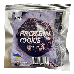 Набір печива протеїнового Craft Whey: Nuts Mix + Oatmeal + Coconut 180 г (3 шт. х 60 г) - мініатюра 2