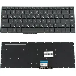 Клавіатура для ноутбука HUAWEI (W50, W60 series) rus, black, без кадру