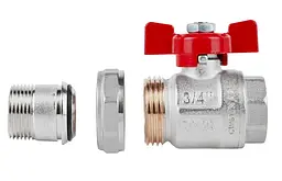 Кран кульовий Icma "Американка" 3/4" прямий №347 (87347AE11) - мініатюра 3