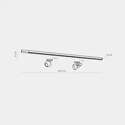 Шинопровід 1-фазний TK Lighting 4045 Tracer - мініатюра 2