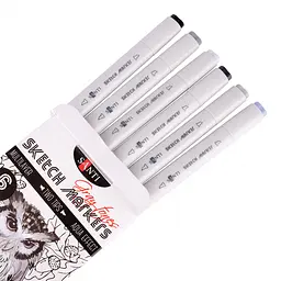 Набір маркерів Santi sketch Gray tones 6 шт. (390544) - мініатюра 3