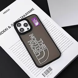 Чохол The North Face для iPhone 16 Pro Max - чорний матовий із принтованим логотипом - мініатюра 2