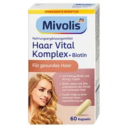 Вітамінний комплекс для волосся Mivolis Haar Vital Komplex, 60 капсул