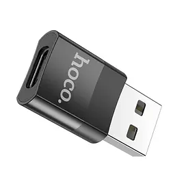 Перехідник HOCO USB To Type-C female adapter UA17 струм 3A (адаптер USB-C мама - USB 2.0 папа) - мініатюра 3