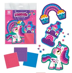 Набір для творчості Vladi Toys м’яка мозаїка Єдиноріг (українською)