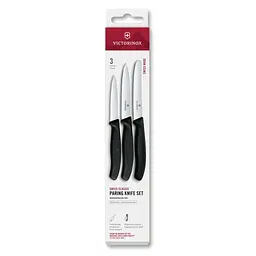 Набір ножів для чищення овочів Victorinox Swiss Classic 3 ножа чорн 6.7113.34