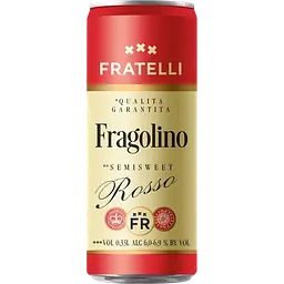Набір напоїв винних Fratelli Moscato слабоалкогольних газованих: Bianco напівсолодкий білий + Bongo білий напівсолодкий + Maracuja Giallo білий напівсолодкий + Rosso червоний напівсолодкий + Fragolino Bianco білий напівсолодкий 3.3 л (10 шт. х 0.33 л) - мініатюра 4