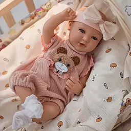 Лялька Реборн 46 см м’яконабивна реалістичний пупс Reborn Baby - мініатюра 4