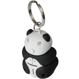 Брелок-ліхтарик Munkees 1103 Panda LED (1012-1103-BW) - мініатюра 2