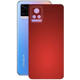 Захисна плівка StatusSKIN для Vivo S7t 5G Корпус Вініл червона матова