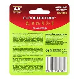 Батарейки Euroelectric AA LR6 1,5V, 10 шт. - мініатюра 4